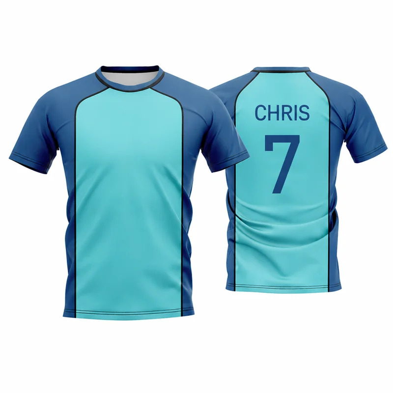 This Is A Dedicated Deep Blue Custom T-Shirt Summer Fashion Breathable Comfortable Top Short Sleeve