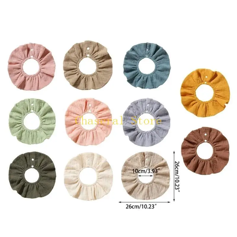 E7CE Baby śliniące się w ślinie 4-warstwowe ręcznik ślin