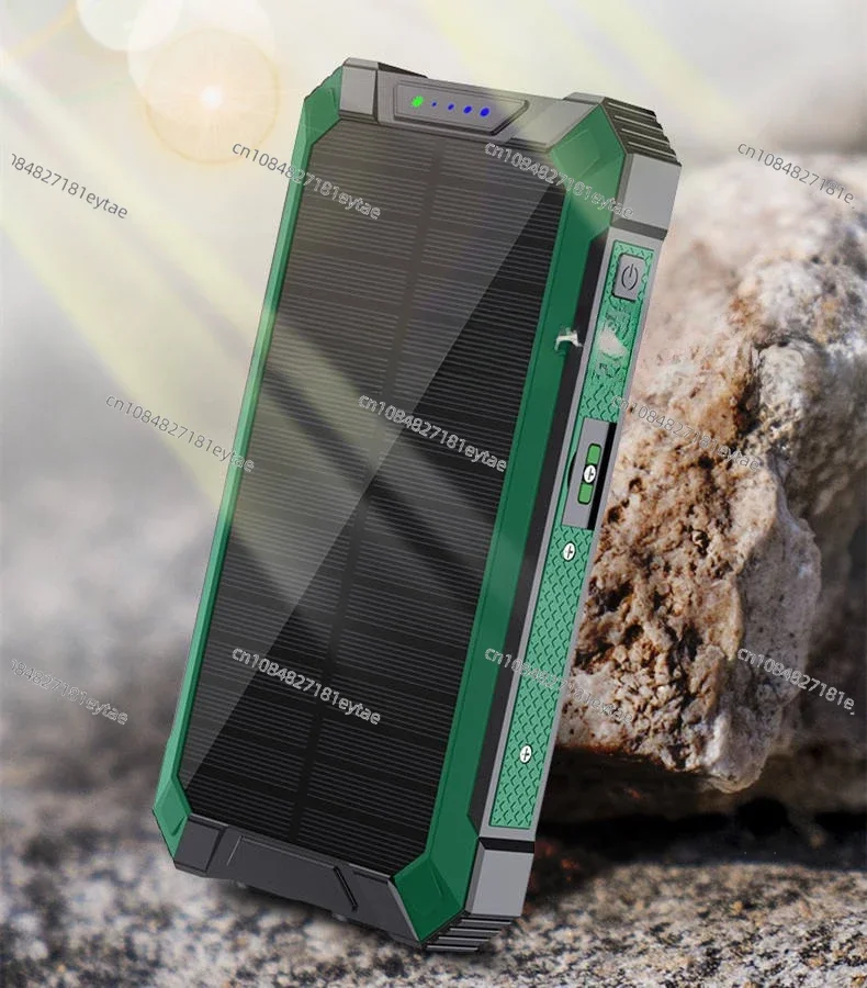 Best seller power bank solar waterproof 20000mah type c port folding solar power bank with wireless charging