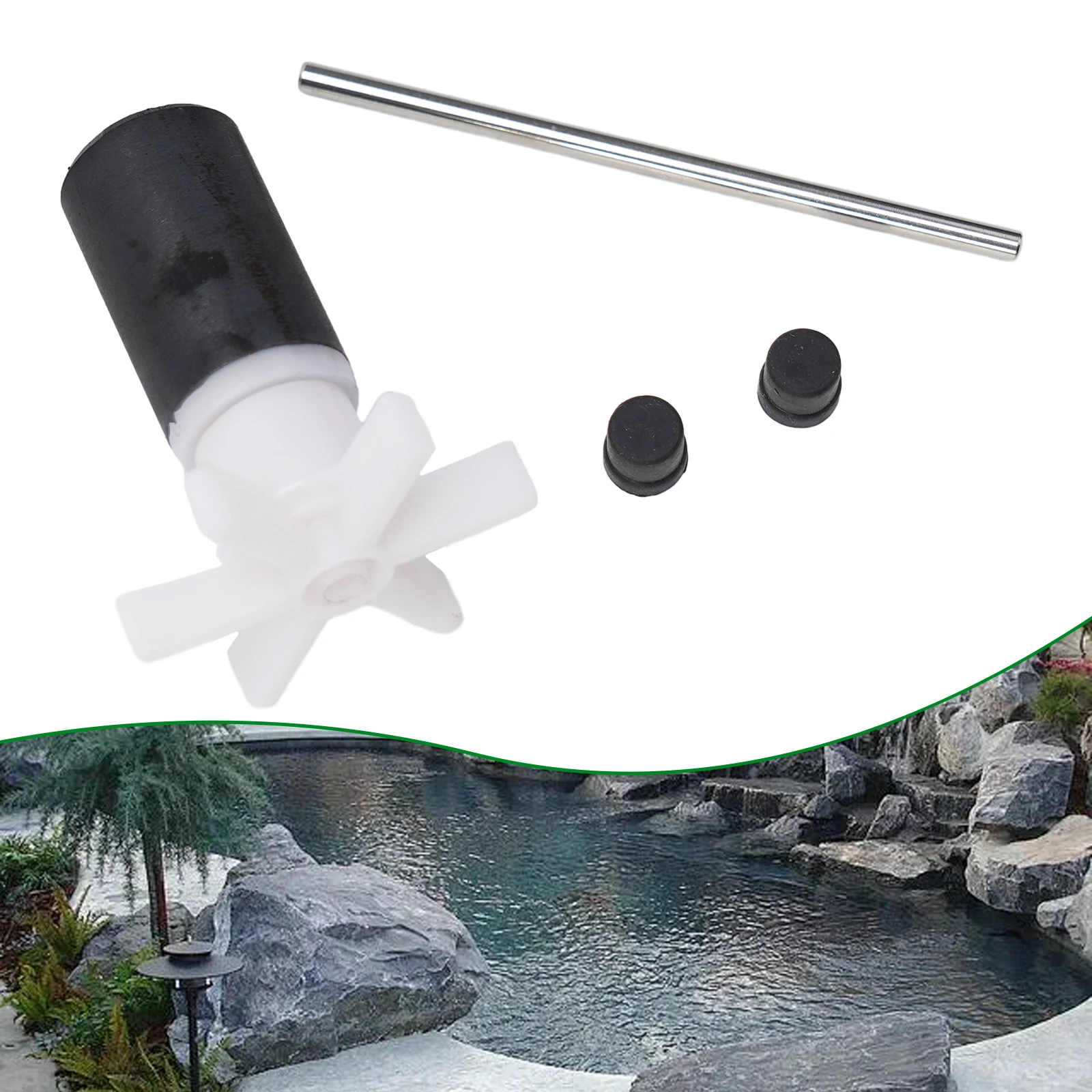 Lay Z Spa girante della pompa/E02 Fix girante della pompa dell\'acqua silenzioso Mini acquario giardino piscina accessori girante della pompa