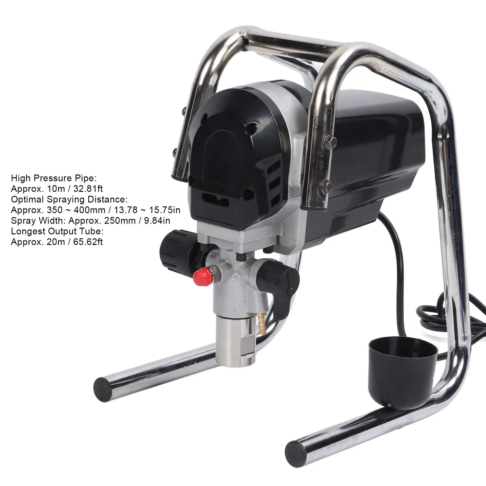 Airless Paint Sprayer 750W Electric High Pressure Paint Spray Machine for Home DIY Decoration