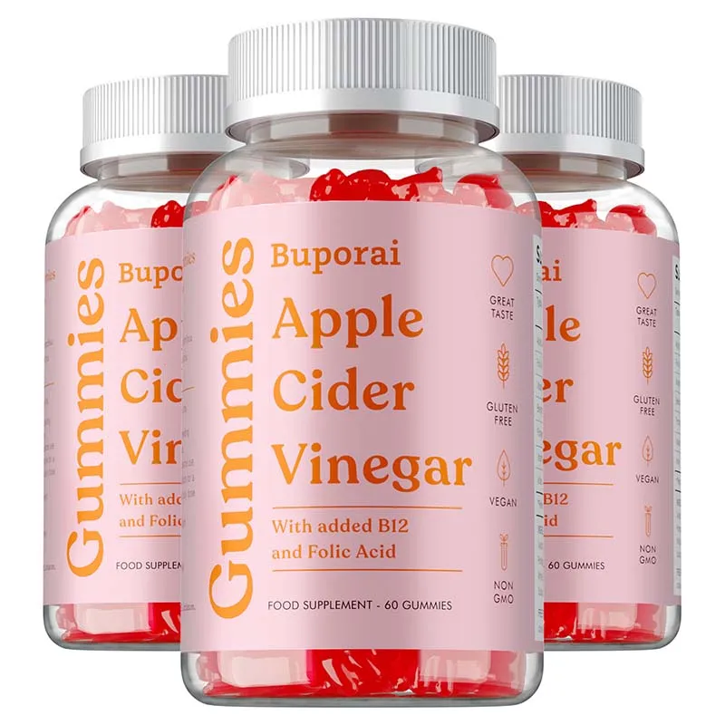 Apple Cider Vinegar Gummies -Support Appetite Suppression Promote Fat Metabolism and Digestive Health Antioxidant Detoxification