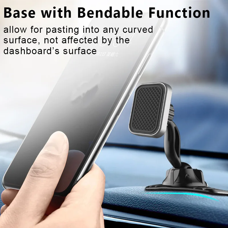 Untoom Magnetic Car Phone Holder Mobile Phone Holder in Car Magnet Car Mount Mobile Cell Phone Stand for iPhone Xiaomi Samsung