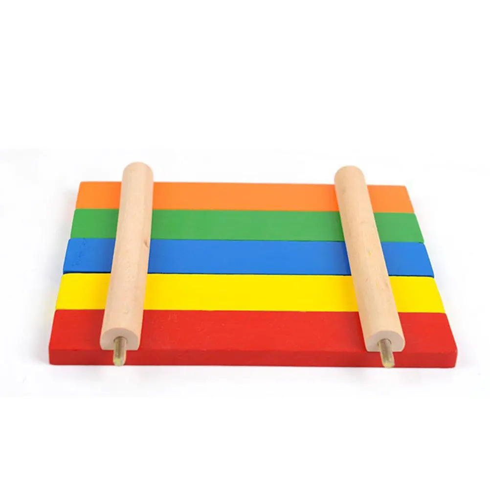 

Small Color Wooden Platform Easy Install Durable Natural Wood Hamster Climbing Cage Accessory Hamster Supplies