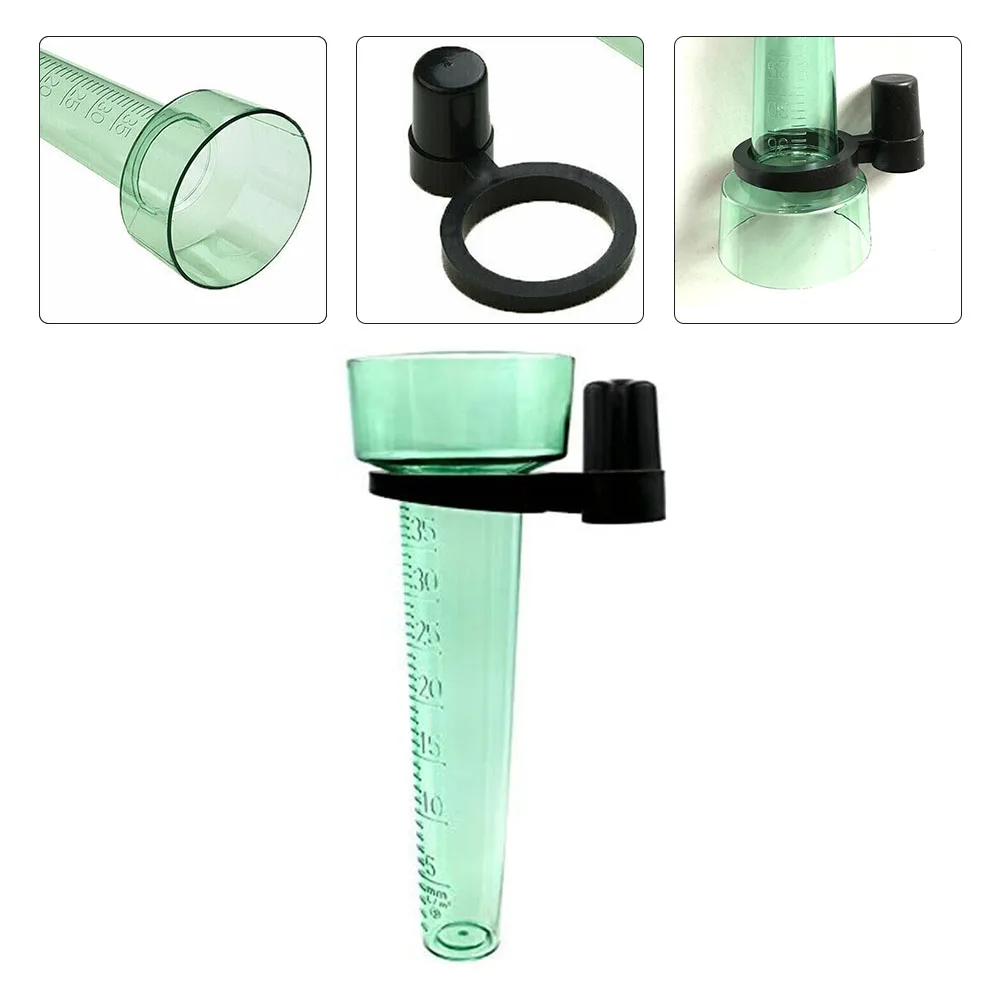 Rain Meter Rain Gauge 1pcs Convenient Durable Easy To Carry Garden Outdoor Rain Meter Light Green Light Weight