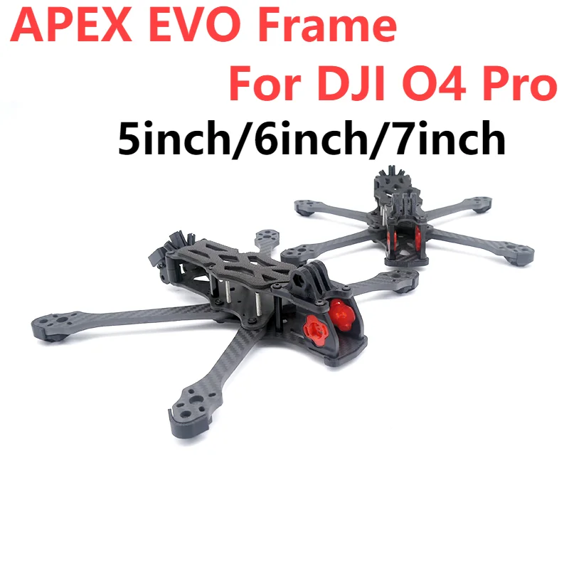 APEX EVO marco DC/X 5 pulgadas 6 pulgadas 7 pulgadas marco para DJI O4 Pro RC Racing Drone Quadcopter CADDX vista polar nebula pro RunCam Link
