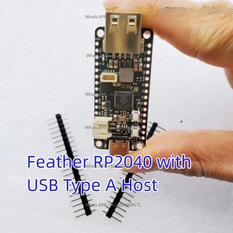 RP2040 Feather Development Board USB Type A Host 5723 Microcontroller Programming Accessory for DIY Projects