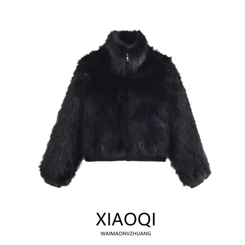 

Зима 2025 г. Женское пальто Faion Plu Effect Pilot Jaet с воротником-стойкой на молнии, длина Long Sve Другой материал 00%