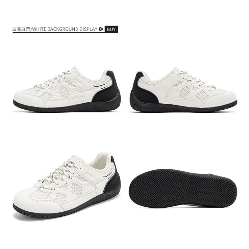 Gulf Summer Fashion Breathable Mesh Retro Trainer Shoes Men Soft Light Daily Student Outdoor Casual Trainers