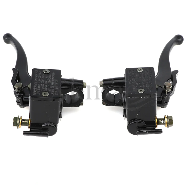 For 150-250cc GY6 ATV Quad Bike Parts 22mm Left /Right Front Master Cylinder Handlebar Hydraulic Brake Lever With Parking Brake