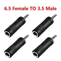 5PCS 6.5 to 3.5 Earphone Adapter 3.5mm Male to 6.5mm Female Jack Plug Stereo Socket Audio Cable Converter Speaker Terminal