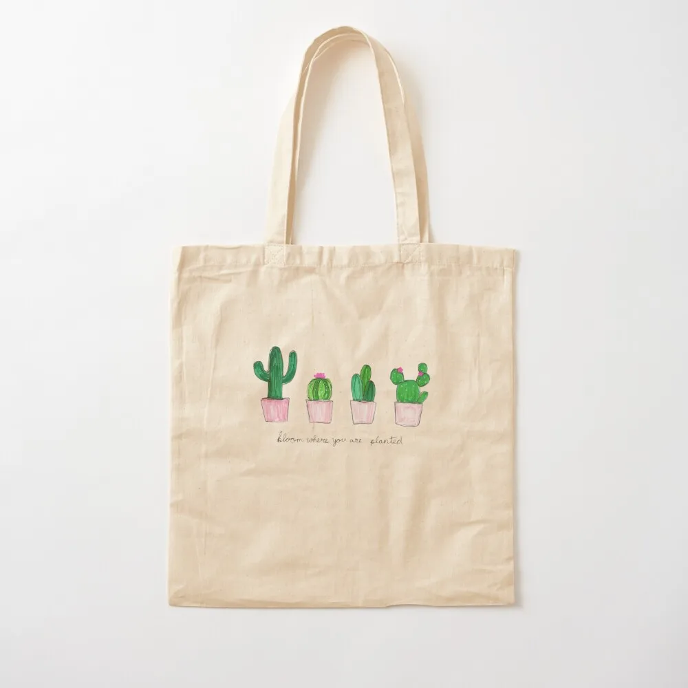 Cacti Quote Tote Bag the tote bag free delivery bags Canvas Tote Bag