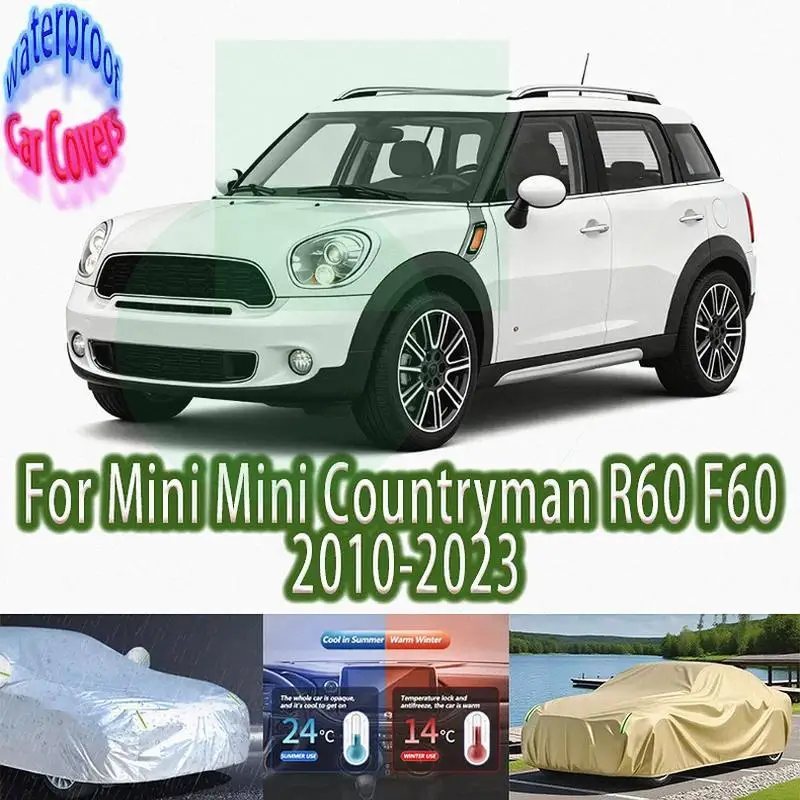

For Outdoor Protection Snow Cover Sunshade Waterproof Dustproof for Mini Mini Countryman R60 F60 Car Covers