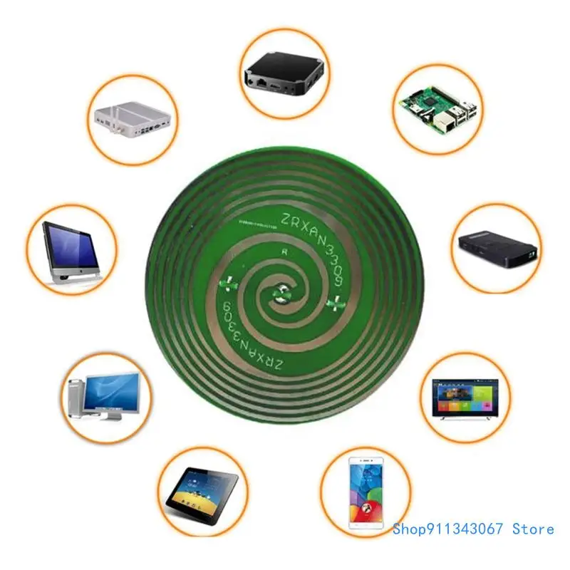 Antena helicoidal isométrica 0,8 ~ 8,5 GHz, antena polarizada circular banda ancha para localización dirección y envío