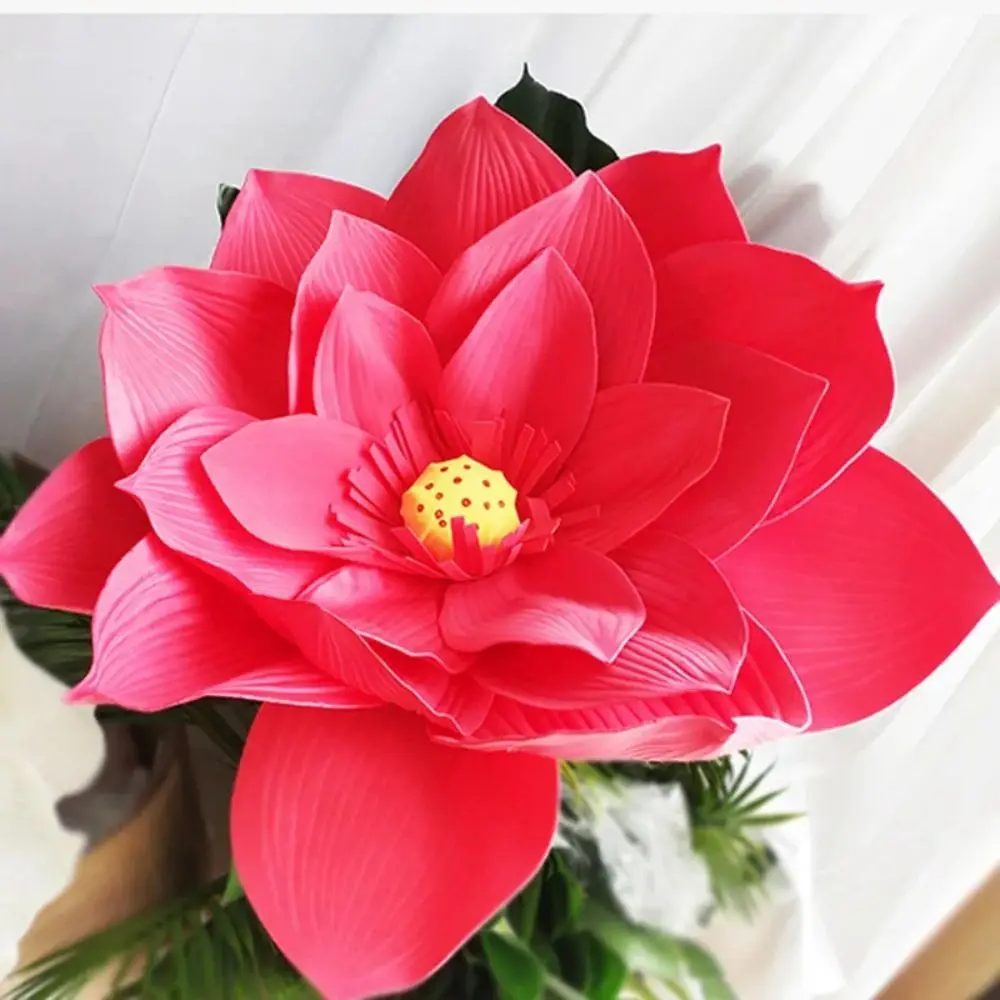 40/50cm PE Giant Lotus Flower Fashion Artificial Simulation Lotus Flower Art Decoration Home Decoration Display