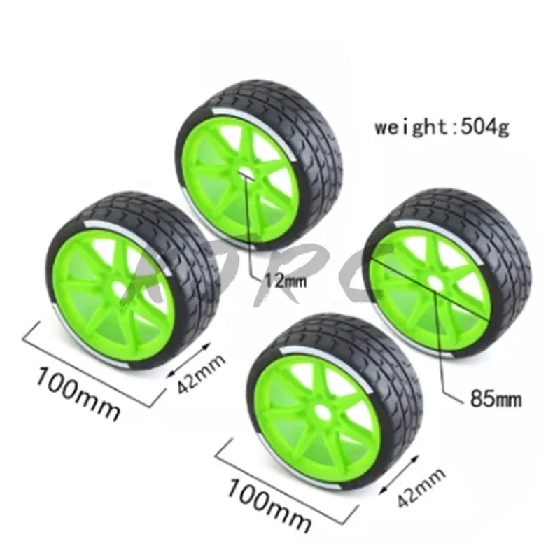 4pcs Arrma 1/7 Infraction Limitless 1/8 HPI WR8 HSP Kyosho Tamiya  for 42x100mm 42/100 Tire Tyre 17mm Wheel Hex RC Car Upgrades