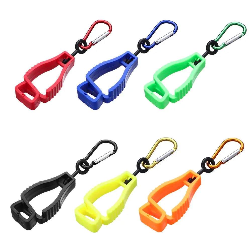 Outdoor Multifunctional 6 Colors Clamp Grabber Catcher Guard Labor Glove Clip Grabber Holder Hanger