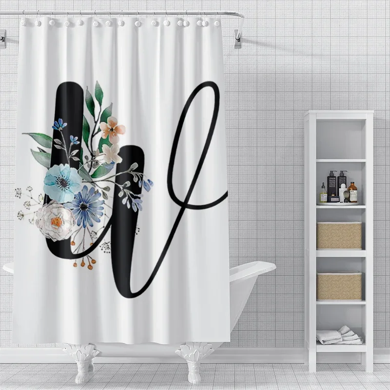 Home decor 26 letter shower curtains for bathroom waterproof fabric bathroom Curtains modern shower curtain 180x200 240x200