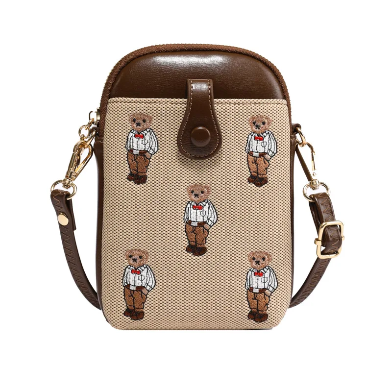 Beibaobao nuova borsa per telefono 2024 borsa a tracolla monospalla alla moda e alla moda borsa da donna per pendolari borsa retrò Bolso de mujer