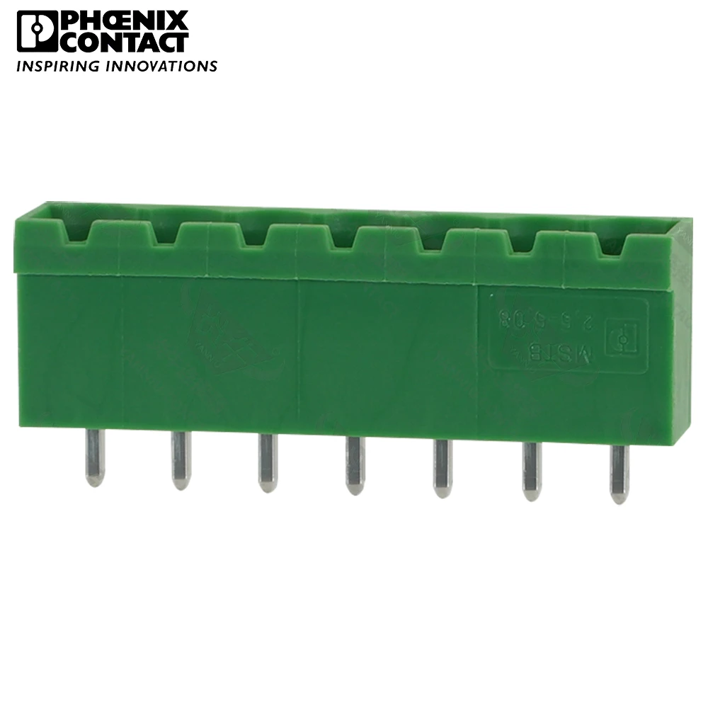 5.08mm Original Genuine Phoenix Contact Connector PCB Pluggable PLUG-IN Terminal Block 7 Pin MSTBVA 2.5 G 5.08 1755781 12A 320V