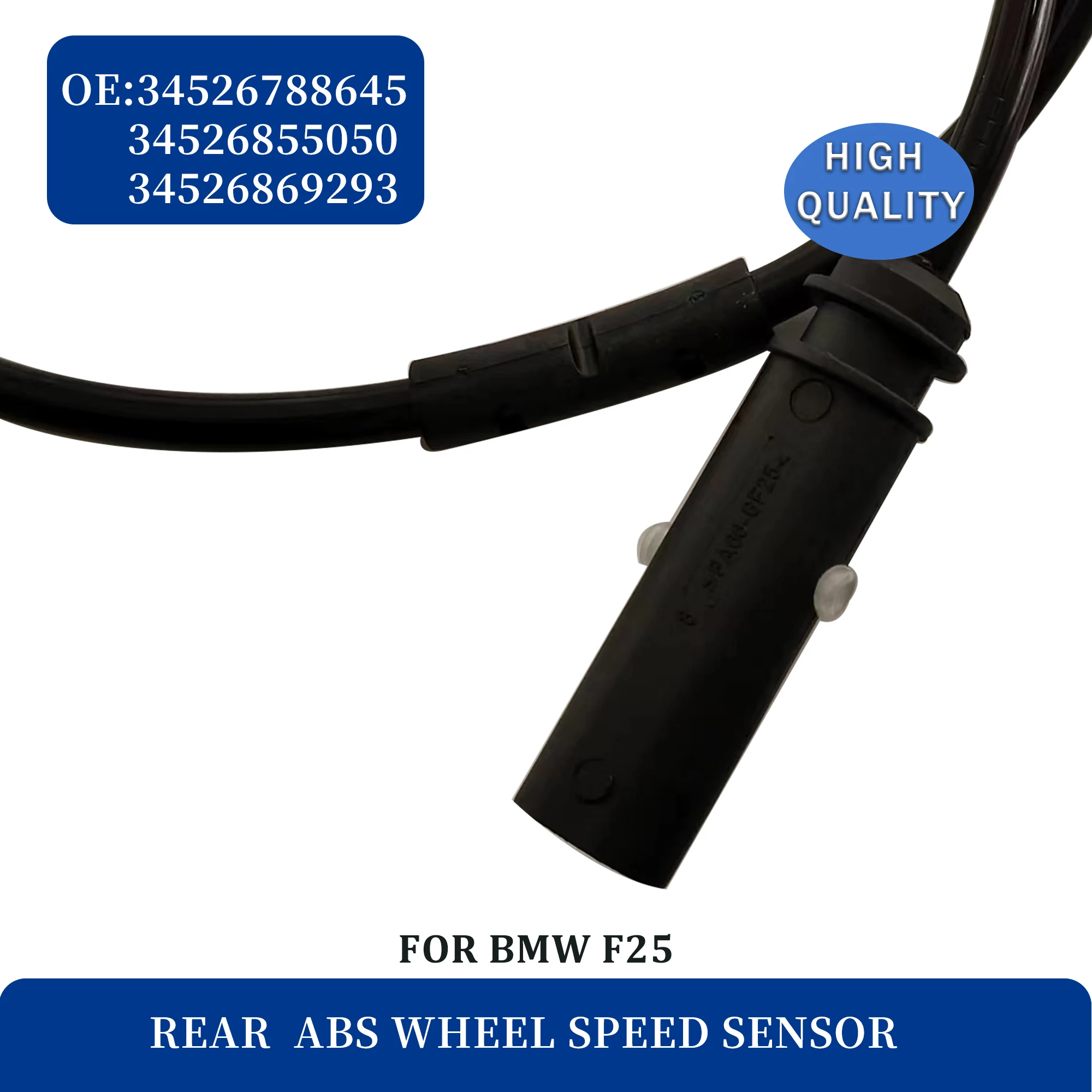 High Quality 34526788645 34526855050 34526869293 Rear ABS Wheel Speed Sensor For BMW F25  Car Accsesories