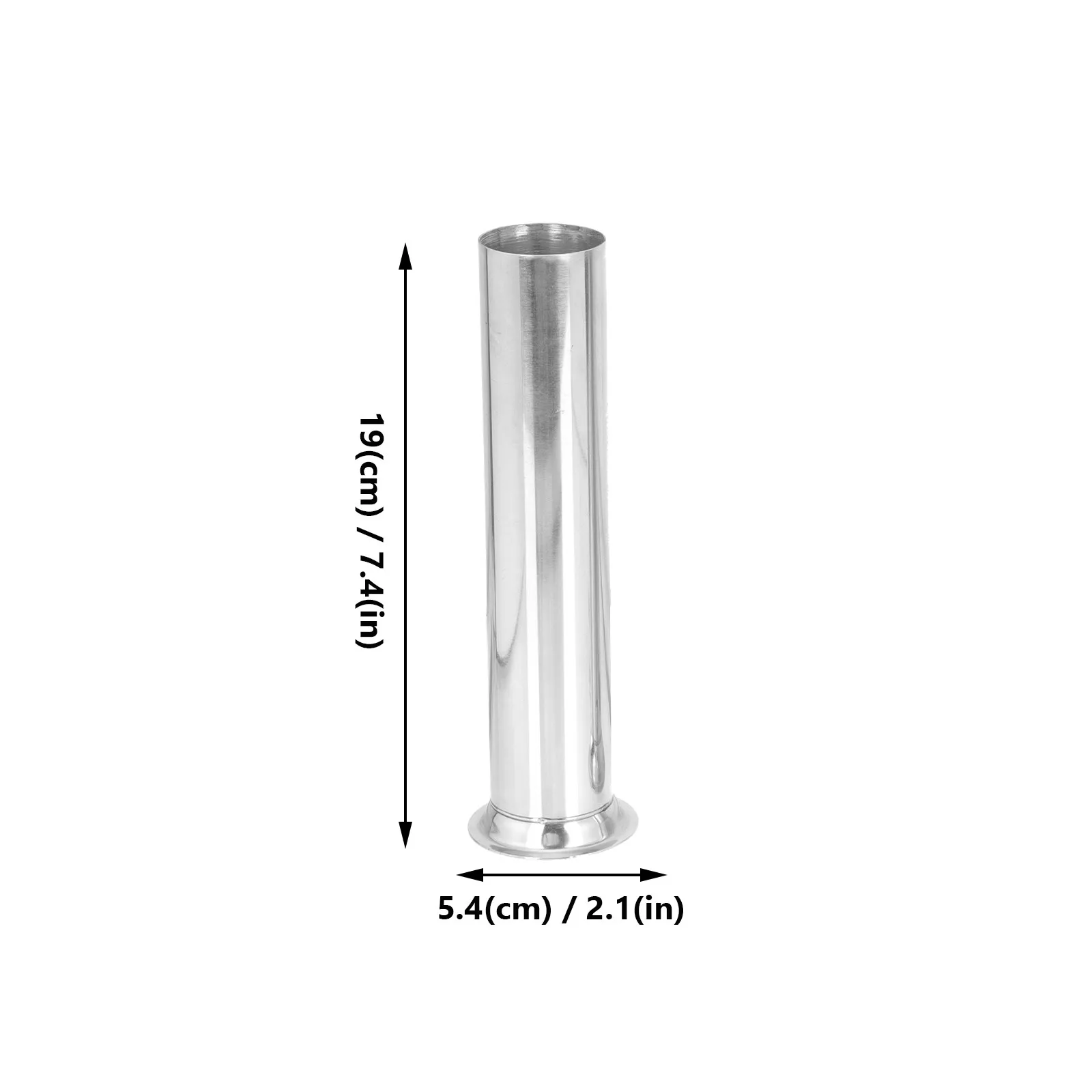 4Pcs Portable Sausage Tube Stainless Steel For Sausage Filling Meat Funnel Compact Design Smooth