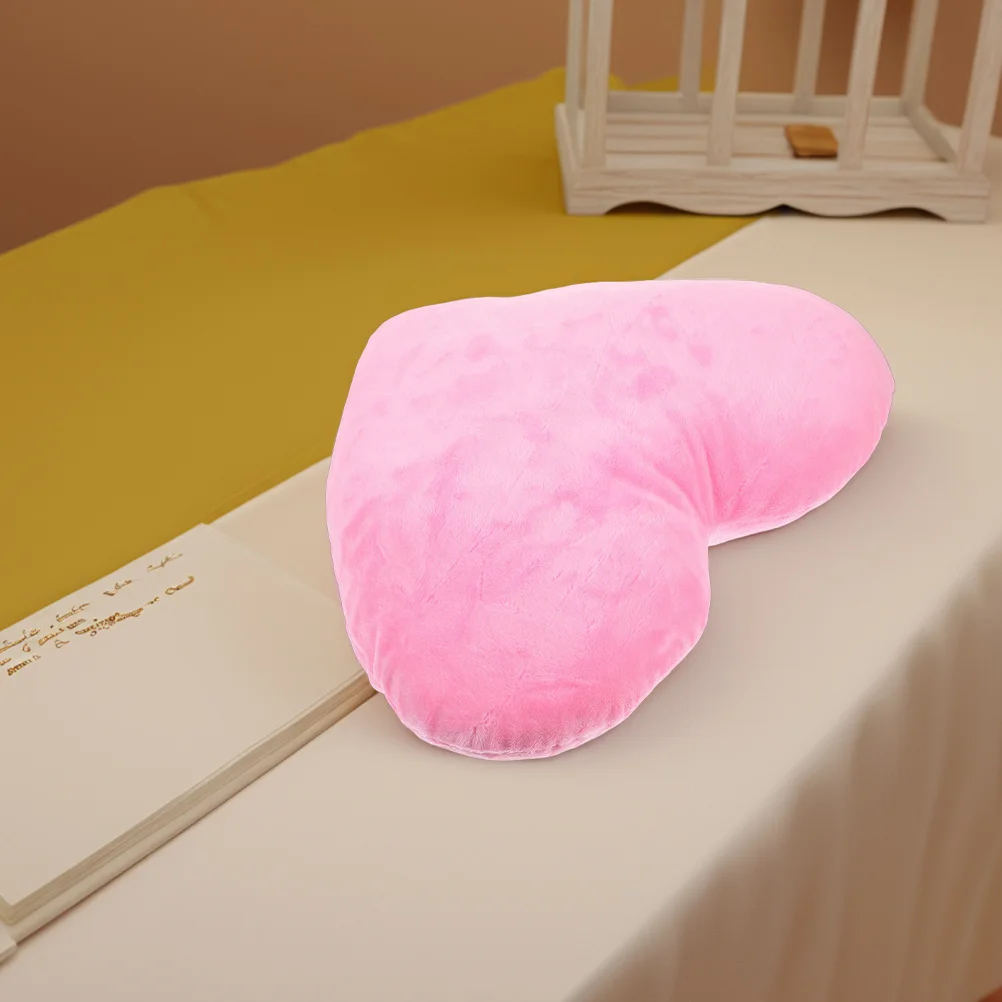 Almohada creativa con forma de corazón, decoración suave y cómoda para sofá, cojín, decoración para sofá