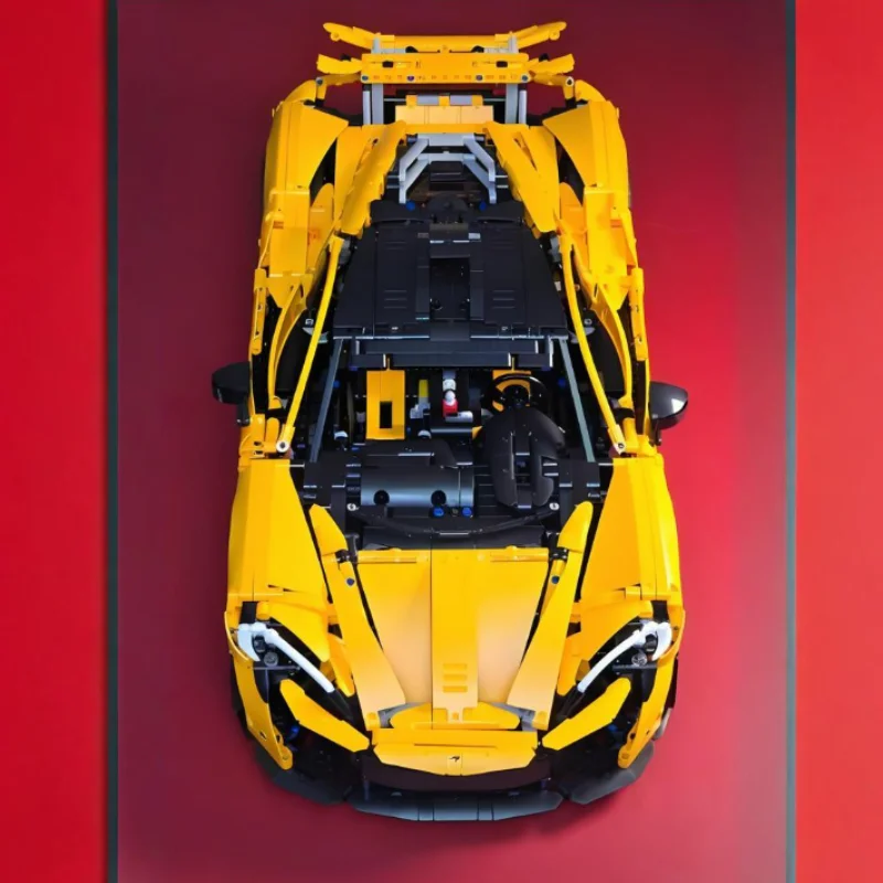 3893 pièces blocs de construction techniques P1 Super voiture de course 1:8 sport 42172 voiture briques jouets ensemble modèle ornement enfants cadeaux garçons jouets