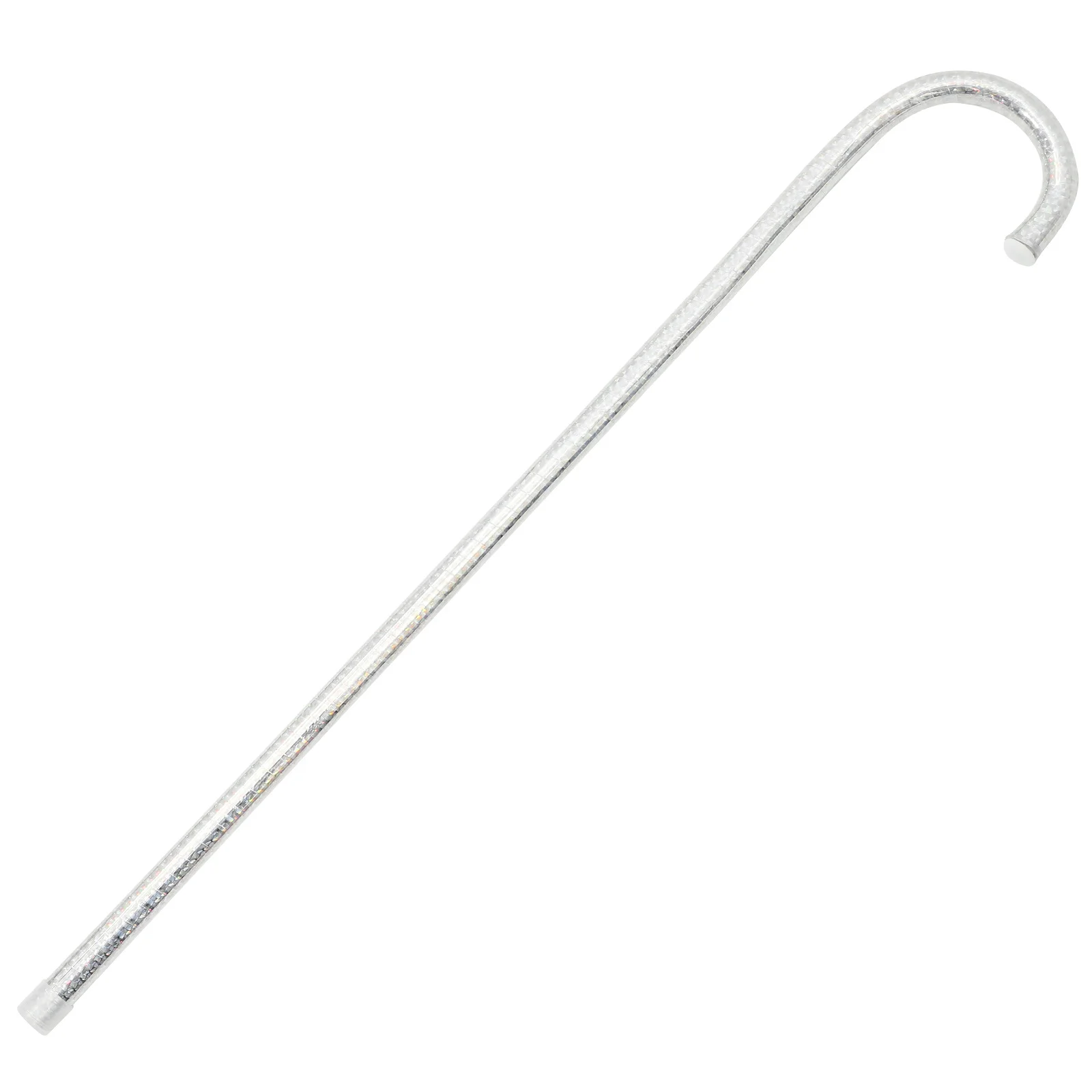 ジャズダンス松葉杖シルバー 60 センチメートル子供コスプレ杖パンクスタイルハロウィンパーティー用品ステージ小道具ステッキアクセサリー