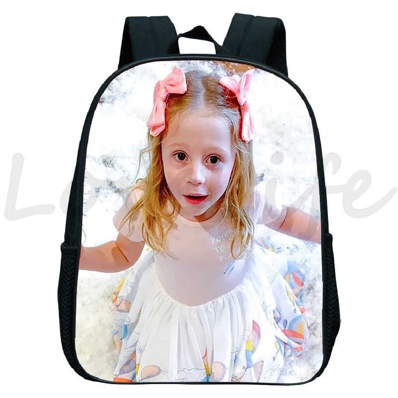 Girls Like Nastya Backpacks Cartoon Boobag Children Schoolbag Kindergarten Bags Kids Backpack Toddler Rucksack 12 Inch Mochila