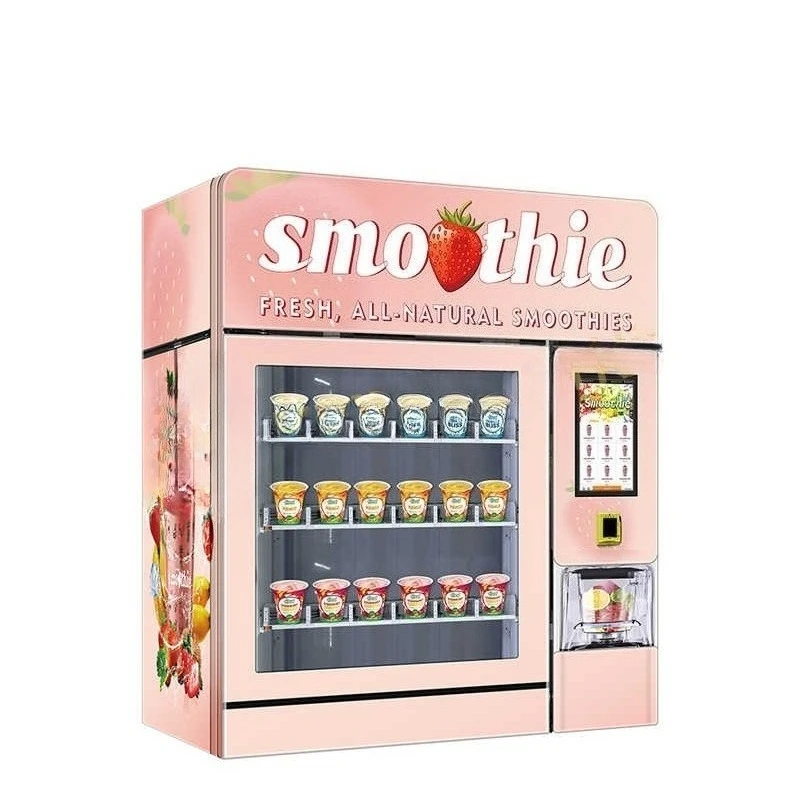 Convenience store self-service fruit smoothie machine, small 24-hour operating refrigerator