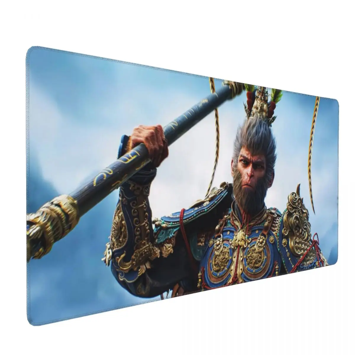 Black Myth Wukong Mouse Pad High Quality Print 90x40cm Laptop Desk Pad Mat For HomeBlack Myth Wukong