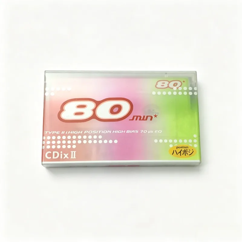 100% Original New For Sony CDix II 80min JP Type II Blank Cassette Sealed For Recording & Duplication
