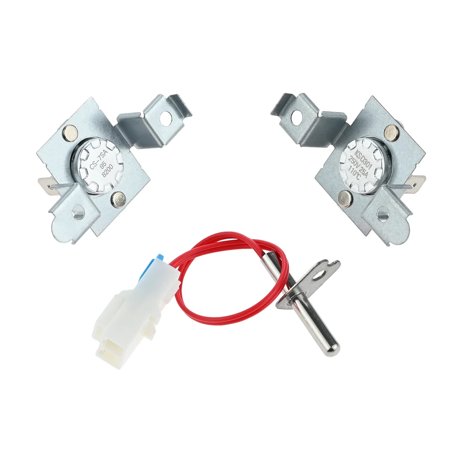 1set Dryer Thermistor 6323EL2001B Thermostat 6931EL3003C 6931EL3004B Replace for Ken-more LG AP7206815 PS16732335 79669002000