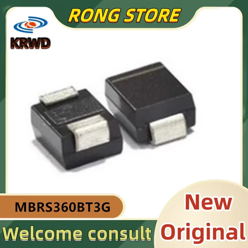 

50PCS B36 836 New and Original Chip IC MBRS360BT3G 360BT3 SMB 3A/60V Rectifier diode