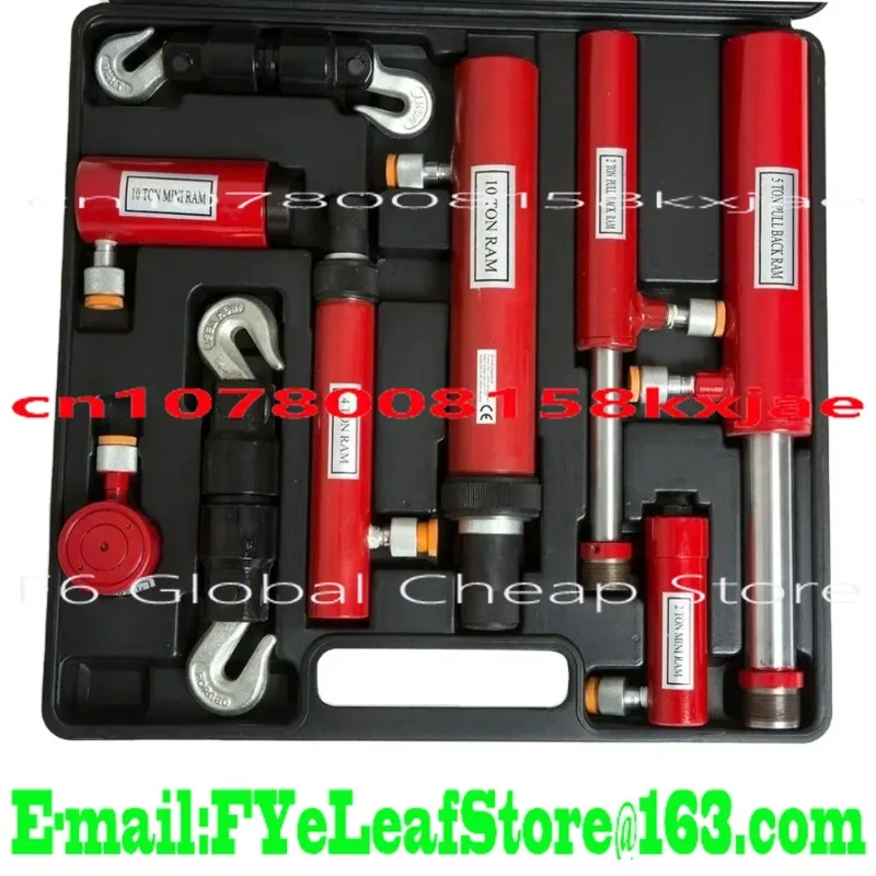 معدات إصلاح جسم السيارة الهيدروليكية المحمولة اسطوانة رام التراجع لمقبس الطاقة porta #2