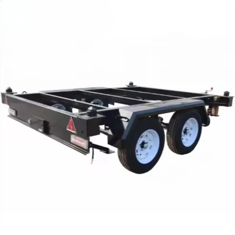 12-inch 2800kg Two-axle Four-wheel Container Trailer Color Sizes Can Be Customized