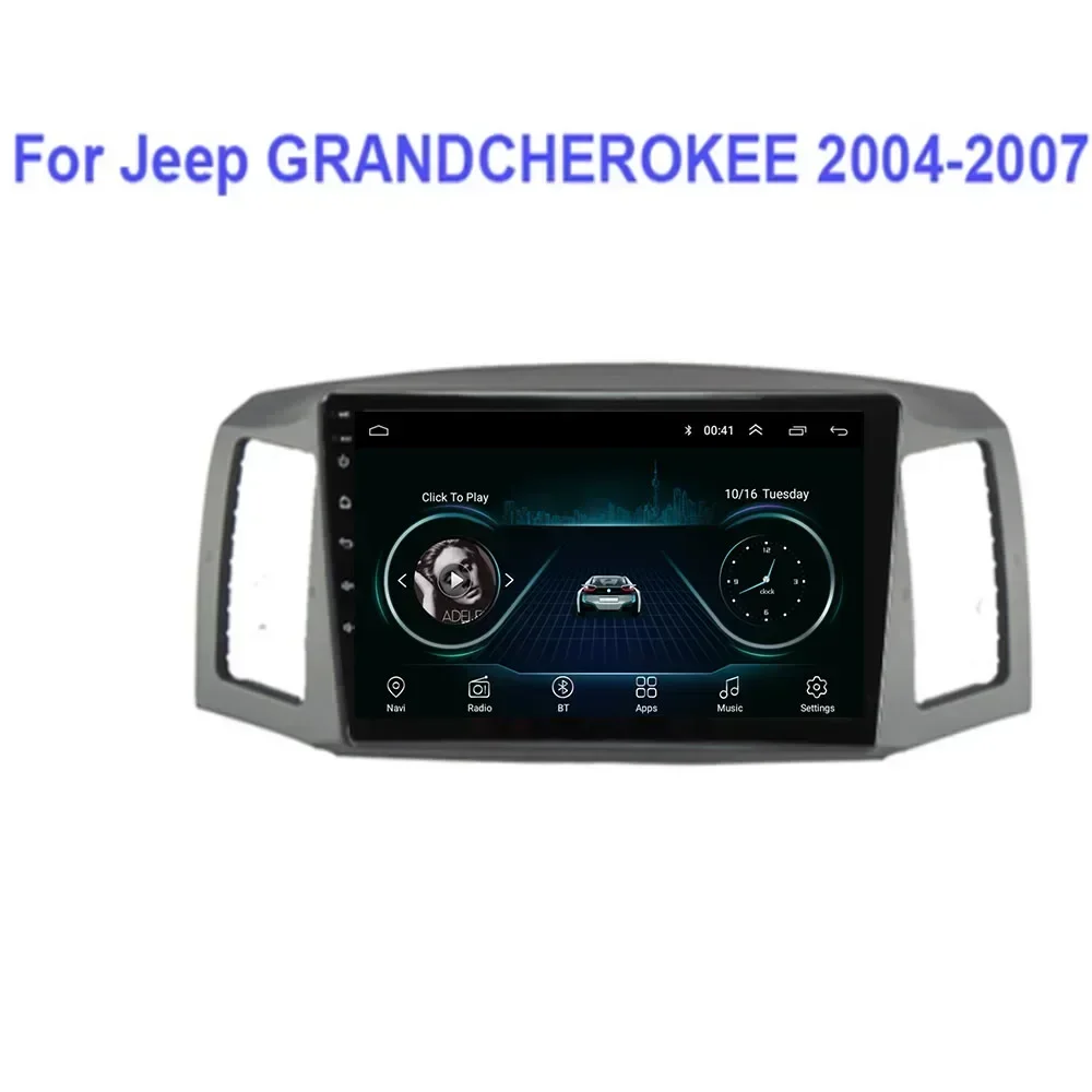 Android 13 For Jeep Grand cherokee 2004-2006 2007 Autoradio GPS Navigation Car Multimedia Player Carplay Camera No 2din DVD