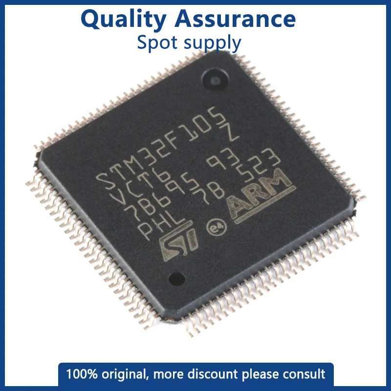 STM32F105VCT6 IC LQFP100 ST Single-chip computer ST New and original STM32F105 STM32F STM32 MCU