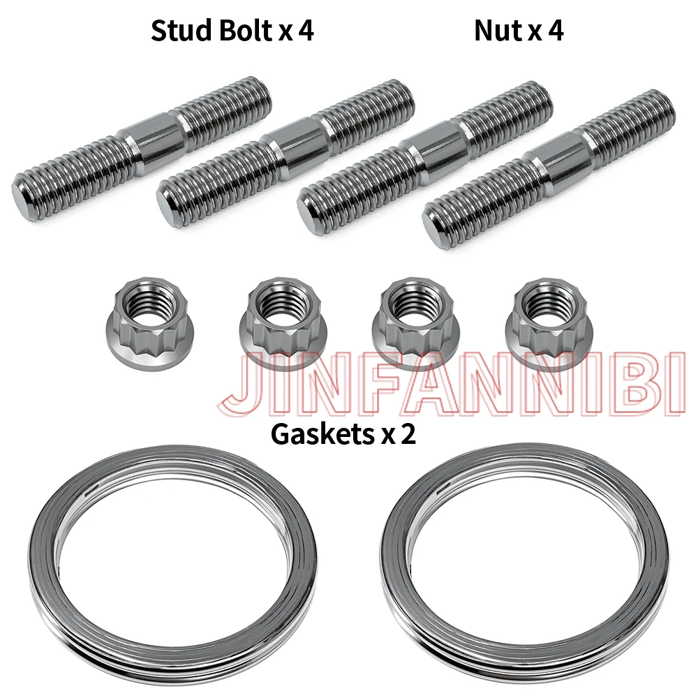 

for Can-Am Maverick Max 1000 #420941014 Titanium Head Studs Nuts & Gaskets Kit
