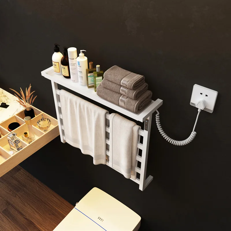 Bathroom fittings Electric heated towel rack, No Drilling.Stainless steel Sterilizing Smart towel dryer,towel warmer.