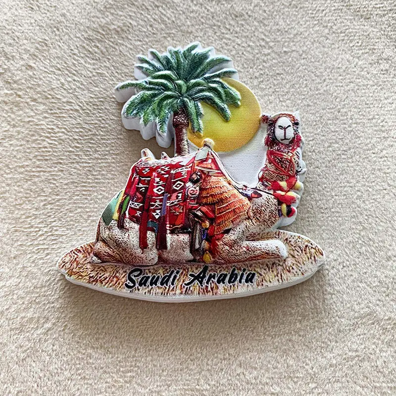 

Saudi Arabia Travel Souvenir Creative 3D Magnetic Camel Gift Refrigerator Magnet