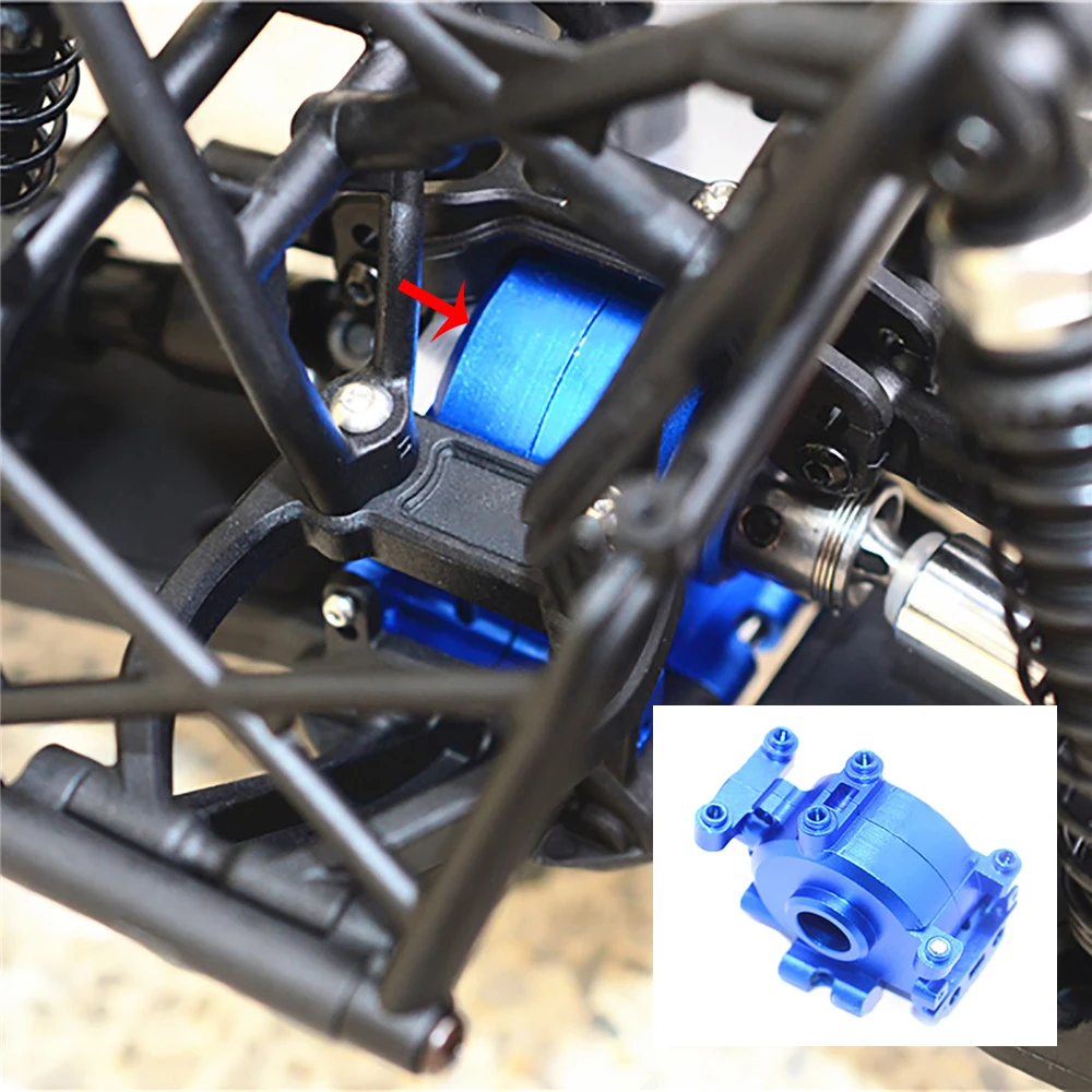 

Aluminum Alloy Front Gearbox Case for Losi 1/10 BAJA REY and ROCK REY RC Car Upgrade Spart Parts Accessories