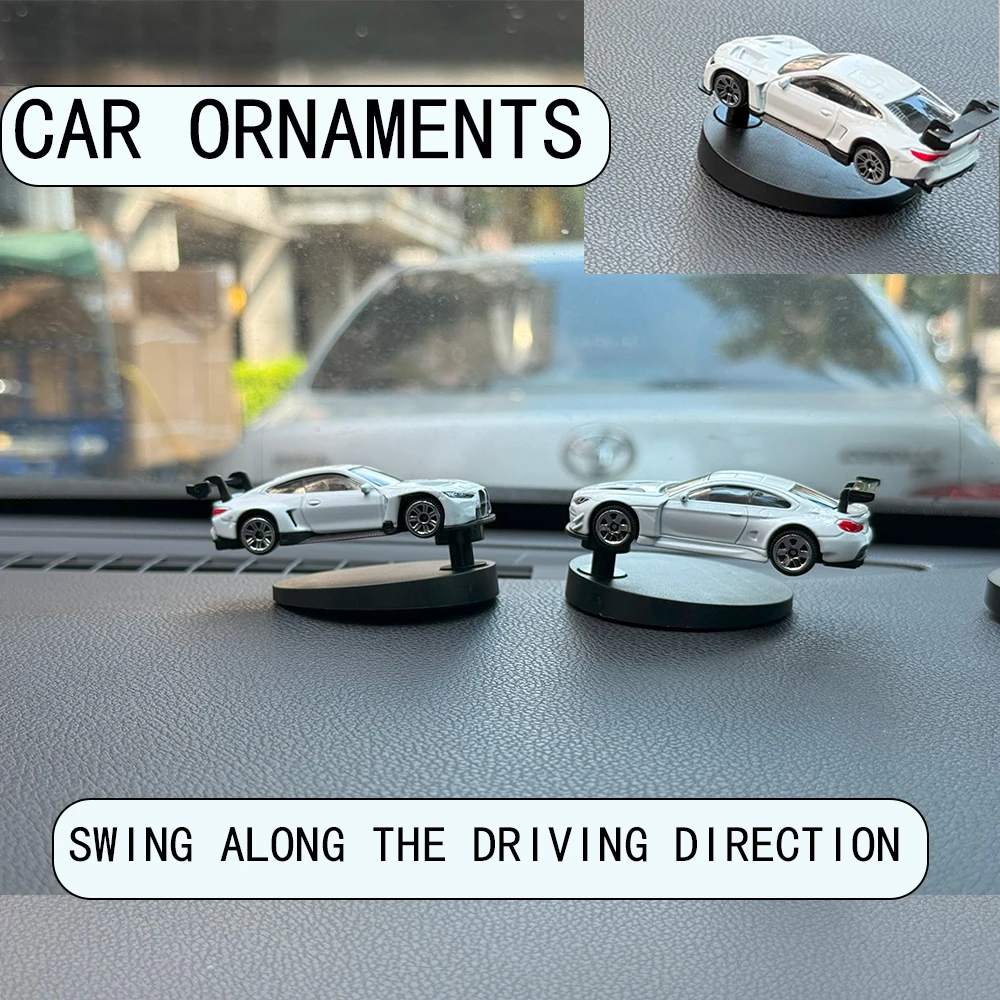 

Car Drift Rotating Ornaments Auto Dashboard Turning Racing Model Deco Car individuality Center Console Decoration For M4 Z4 M850