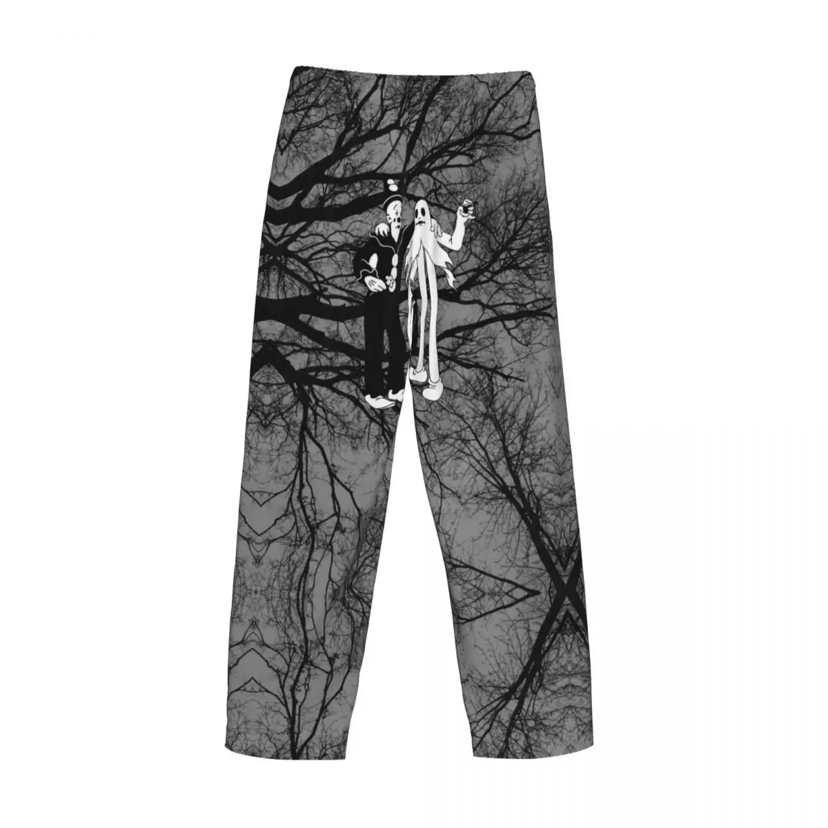 Benutzerdefinierte G-Ghostemanes Rock Tree Pyjamahose Herren Metall Nachtwäsche Lounge Schlafhose Stretch mit Taschen