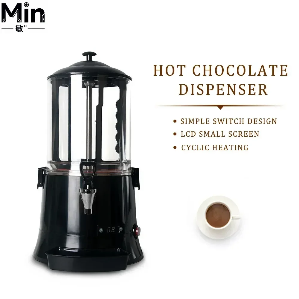 HomeWise 10L Commercial Hot Chocolate Dispenser Mixing Maker For Hot Chocolate Milk Coffee Drinks Catering Shop