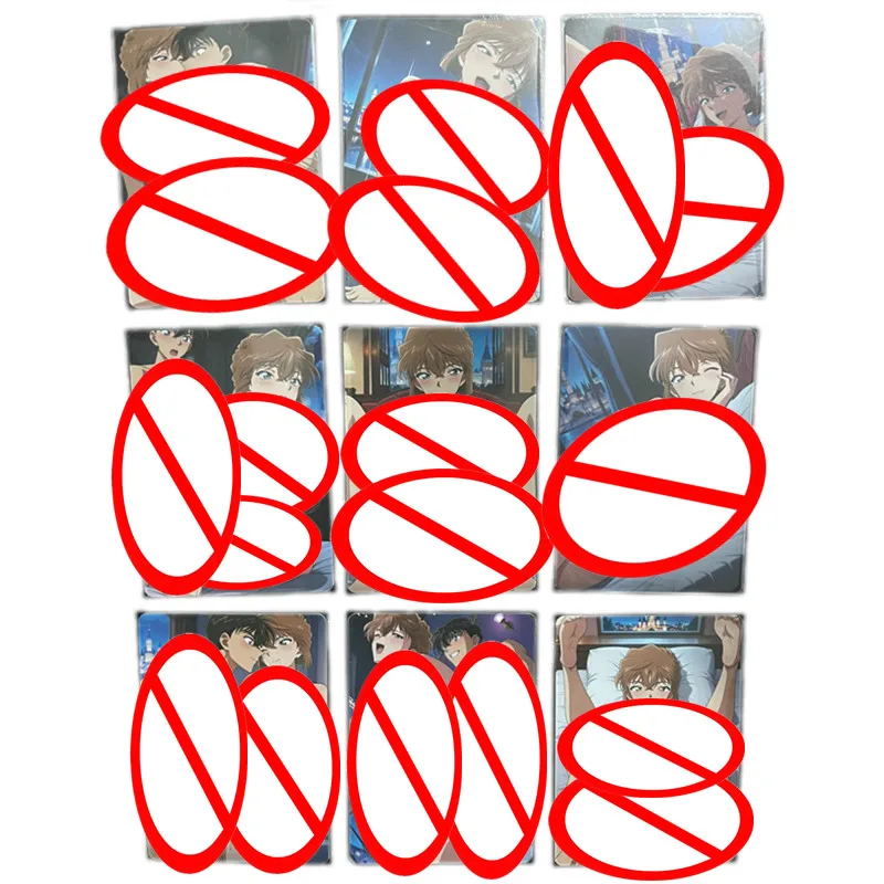 

9pcs/set Sexy Cards Anime Detective Conan Vi Graythorn Adult Goddess Nude Card ACG18+ Gift Toy Otaku Game Comic Collection Card