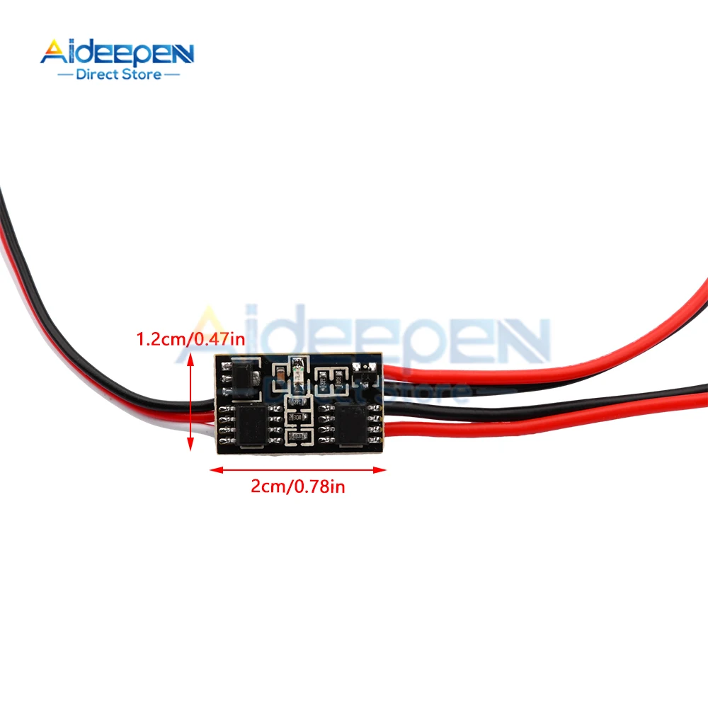 2A/20A/30A High Current Remote Control Switch 3-5V/3-30V/3.7-27V Model Plant Protection Machine Drone Water Pump PWM Signal