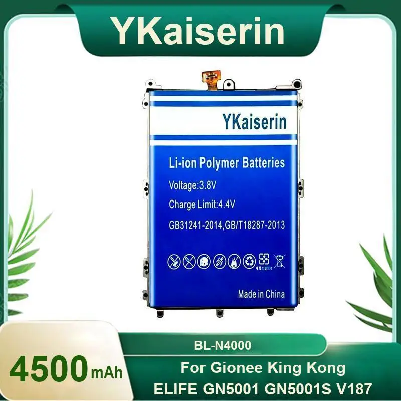

BL-N4000 4500Mah Mobile Phone Battery Fast Shipping Stable Power Supply For Gionee King Kong Elife GN5001 GN5001S V187