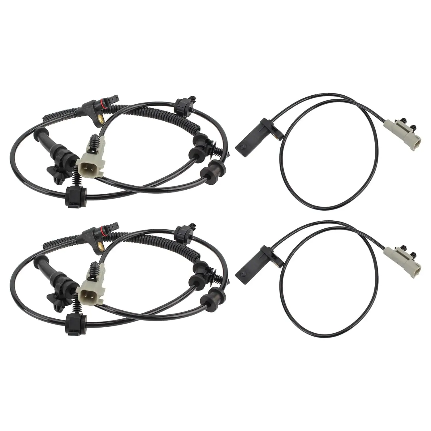 4PCS Auto Parts ABS Wheel Speed Sensor for Jeep Grand Cherokee 56044144AB 56044144AB 56044144AC 56044144AD 68404545AA